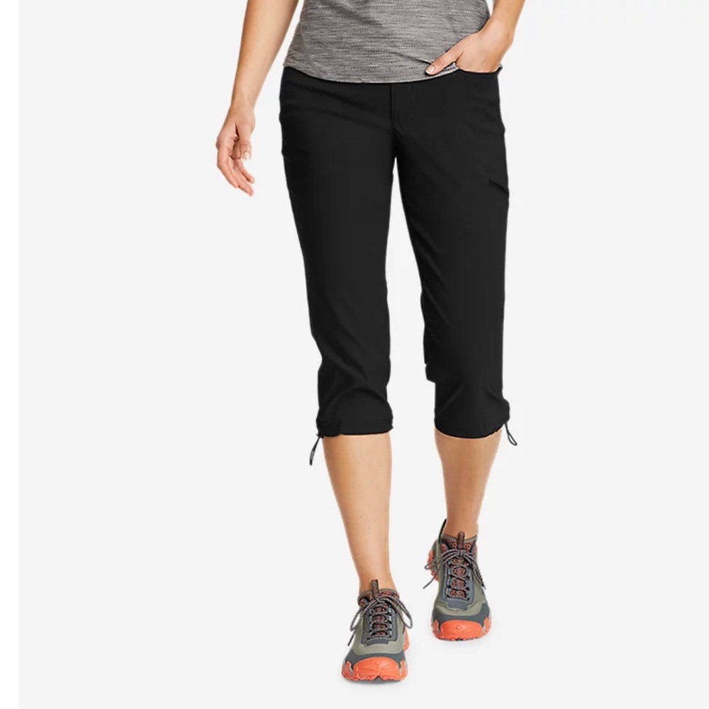 Eddie Bauer Women’s Rainier Capri Pant Black size: 10